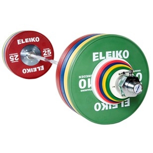 Eleiko IWF Weightlifting Training Set - 190 kg,men, RC Eleiko IWF Weightlifting Training Set - 190 kg,men, RC