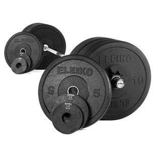 Eleiko XF set - 123 kg, chromed