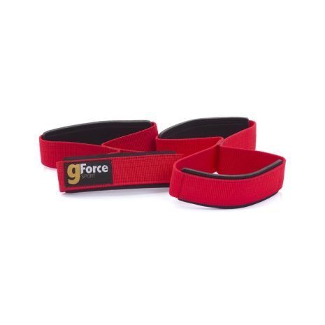Figure-8 straps, lifting straps, Red Series by gForce Figure-8 straps, lifting straps, Red Series by gForce