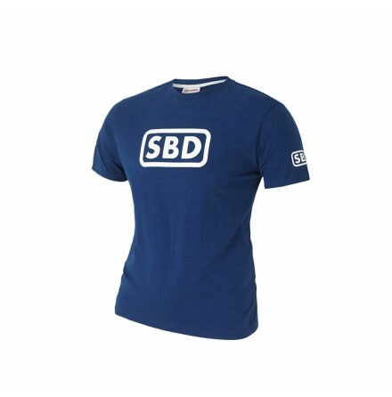 SBD T-Shirt Ladies, Blue/White
