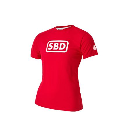SBD T-Shirt Ladies, Red/White