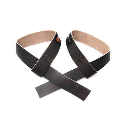 Lifting Straps Leather - Dark Brown, gForce