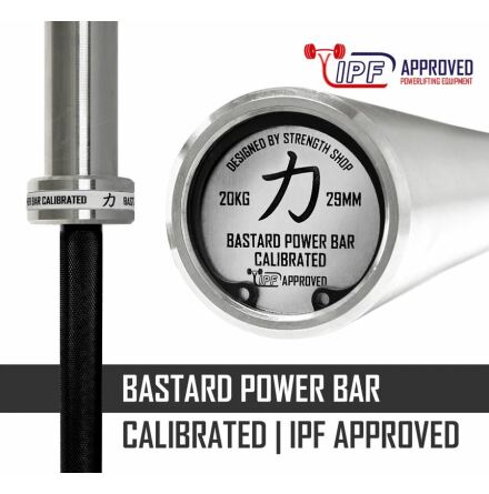 Strengthshop Bastard Power Bar, Caibrated, 20 kg, IPF