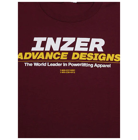INZER T-shirt, Maroon