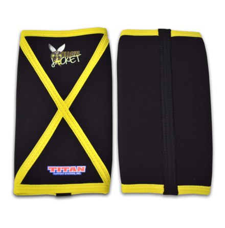TITAN Yellow Jacket IPF Knee Sleeves - Black/Yellow