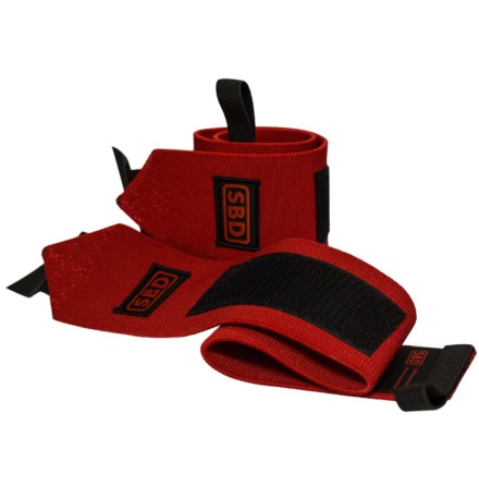 SBD wristwrap stiff, Red/Black