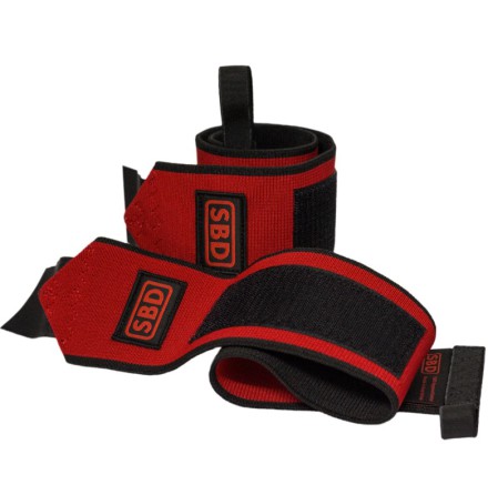 SBD wristwraps flexible, Red/Black