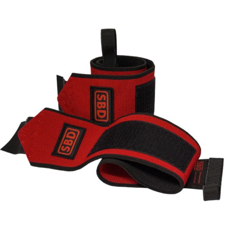 SBD wristwraps flexible, Red/Black SBD wristwraps flexible, Red/Black